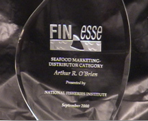 FINesse-Award Presented to Art O'Brien